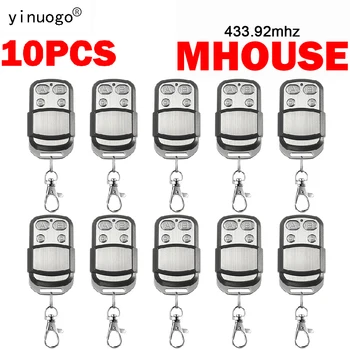 10 KS Mhouse MyHouse TX4 TX3 GTX4 Garážové brány na Diaľkové Ovládanie MOOVO MT4 MT4V MT4G Brány, kontrola, Ovládanie Otvárač Keychain 433.92 MHz  10