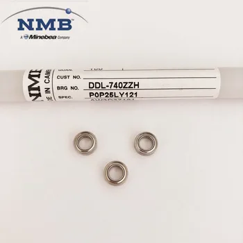 100ks Pôvodné NMB nerezová oceľ ložisko DDL-740ZZ SMR74ZZ 4x7x2.5 mm  5