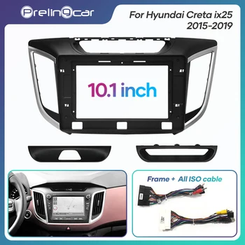 1Din 2Din Auto DVD Navigačný Rádio Fascia Rám Pre Hyundai Creta ix25 2015-19 Stereo Prijímač Prehrávač Panel dash Výbava Zostavy Panel  5