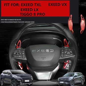 2 ks Vysoko Kvalitného Hliníka Volante Vozidla Shift Pádlo Shifter Rozšírenie Pre CHERY EXEED TXL 2019-2022/TIGGO 8 PRO 2021-2022  5