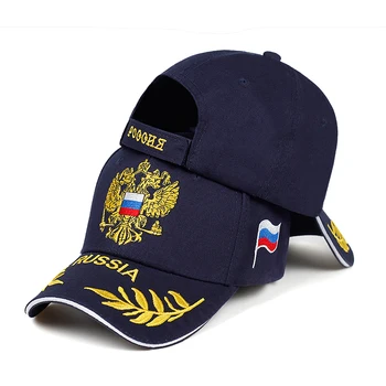 2019 nové módne RUSKO vyšívané šiltovku módne vonkajšie clony klobúk muži ženy bežné klobúky nastaviteľné %bavlna športové čiapky  4