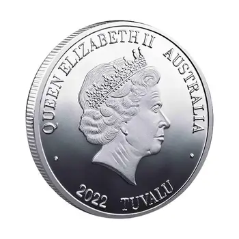 2022 Kráľovná Alžbeta II Zberateľskú Mincu Štyri Mýtické Zver Dizajn Pamätné Mince, pamätné predmety Darčeky, Suveníry, Dekorácie  10