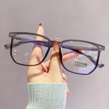2022 Nové unisex námestie mnohouholník okuliare pre mužov, ženy PC rámu okuliarov obyčajný okuliare Nearsighted Okuliare Okuliare -1.0 -2.5 -2.0  10