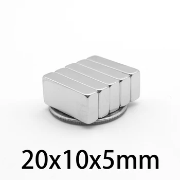 5-100 ks 20x10x5mm super silné Silné blok magnet 20x10x5 magnet magnety 20*10*5 mm Hardvéru magnet 20*10*5  2
