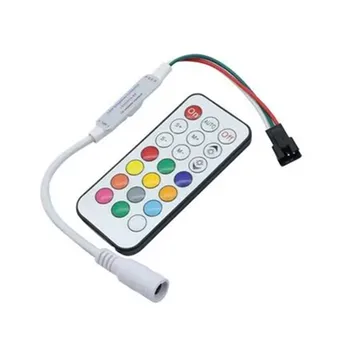 5-24V 21-Key RF Controller Magic RGB LED Regulátor S Diaľkovým ovládaním Mini Smd Pre WS2812B WS2811 LED Pásy  5