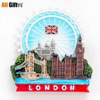 AliGift British Živice Magnety na Chladničku Belgicko Londýne Cartoon Medveď Remesiel 3D Chladnička Magnetických Nálepiek Domáce Dekorácie Darček  10