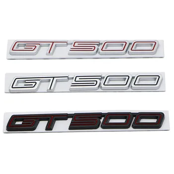 Auto 3D Kovov GT500 List Samolepky a Nálepky Pre Ford Mustang GT 500 Auta Zadný Kufor Tele Znak, Odznak Samolepky Príslušenstvo  10