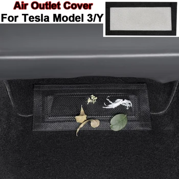 Auto Odvzdušňovací Anti-Blocking Protiprachový Kryt Pre Tesla Model 3 Y 2018 2022 Zadné Sedadlo Air Vent Chránič Ôk Siete Kryt Príslušenstvo  5