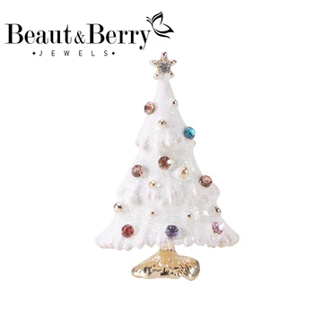 Beaut&Berry Vianočný Stromček, Snehuliak Santa Snehu Elk Ponožky Muži a Ženy, Deti Brošňa Slávnostný Večierok Vianočný Darček Pin 2022  10
