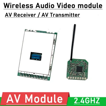 DYKB 600M 2.4 G Bezdrôtové Audio prenos Videa modul Stereo AV Vysielač / AV Prijímač pre DVD, DVB baby monitor snímky  10