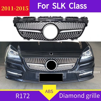 Diamond Prednej Mriežky na mercedes R172 SLK Triedy 2011-2015 SLK200 SLK250 SLK350 Racing Mriežka nie je fit SLK63 bez znak  10