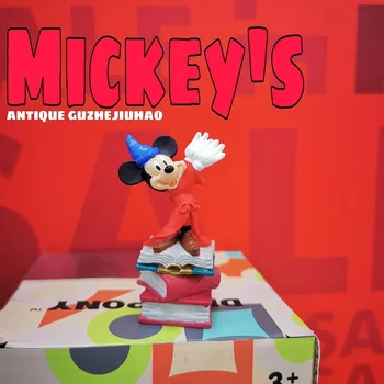 Disney Mickey Mouse, Minnie 7 cm Bábiku Darčeky Toy Model Anime Postavy Zbierať Ozdoby  5