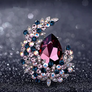 Elegantné Crystal Mesiac Brošňa Veľkoobchod Corsage Pin Jeseň Zima Šperky Pre Kabát Vyhovovali Trendy Acessories  5