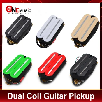 Elektrická Gitara Humbucker Dual Coill Dual Železničnej Gitara Most Pickup s 57mm Oceľová Tyč Čierna Biela Zelená Červená Slonovina  10