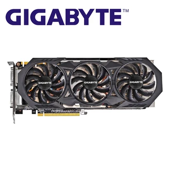 GIGABYTE GTX 970 4 GB Grafická karta GDDR5 256 Bitová GPU grafickej Karty pre nVIDIA Geforce GTX970 4GB Mapu VGA Hdmi Dvi Karty Používané  10