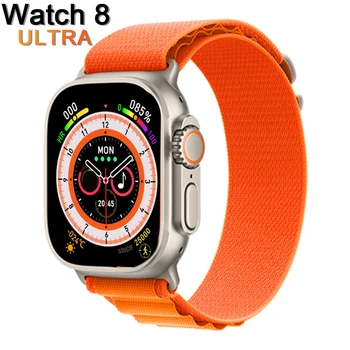 IWO hodinky 8 ultra, Smart Hodinky série 8 Bluetootch Hovor NFC telo temerpature opatrenie Nepremokavé SOS 3 tlačidlo Smartwatch PK S8 DT8  10