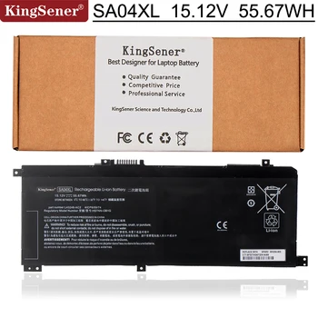 KingSener SA04XL Batérie pre HP ENVY, X360 15-dr0003TX 15-ds0000nc 15-ds0000ng 15-ds0000na 15-ds0000ur HSTNN-OB1G L43267-005  10