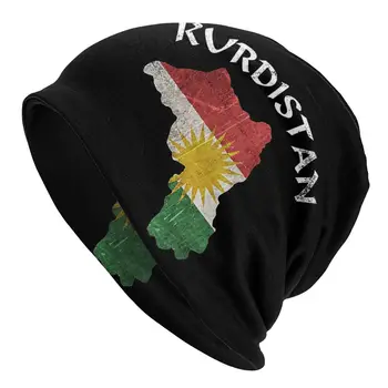 Kurdistan Darček Kurdi Vlajka Kapoty Klobúk Pletenie Klobúky Vintage Vonkajšie Skullies Čiapky Klobúk Kurdskej Unisex Dospelých Na Jar Teplé Čiapky  5