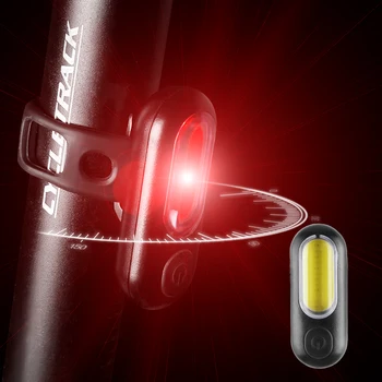 LED Zadné Svetlo na Bicykel Bicykel svietidla USB Nabíjateľné Svietidlo Red White Blue Cyklistické Osvetlenie Výstraha zadné svetlo Cyklistické Príslušenstvo  5