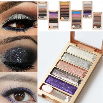 Lesk Eyeshadow Palety Nepremokavé Údená Nahý Make-Up Kit Leskom Očné Tiene Paleta Kozmetické Farbivo Make-Up Oči Odtiene Nastaviť  5