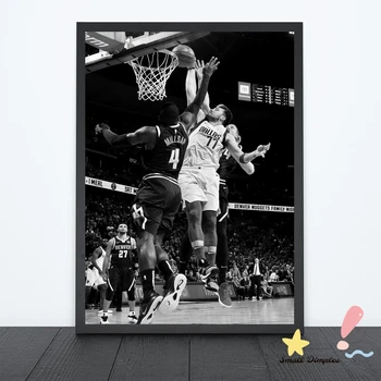 Luka Doncic Dunk Plagát Basketbalová Hviezda Plagát Plátno Art Print Domáce Dekorácie Nástenné Maľby ( Bez Rámu )  5