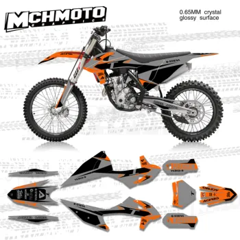 MCHMFG Motocykel Tímu Grafické odtlačkový aršík Nálepiek DECO Dekor Na KTM V EXCF XC XCF 2020 2021 SX SXF 2019-2021 125 200 250 300 350  5