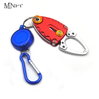 MNFT 1Set Kompaktný Mini Prenosné Ryby, Pera Grip S Zingers Retractor Rybárske Nástroje Klip  5