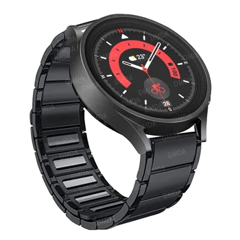 Magnetické Slučky z Nerezovej ocele, Remienok Pre Samsung Galaxy Watch 5 Pro 44/40 mm Kovové Watch4 Klasické 46/42mm Active2 S3 20/22 mm Band  10