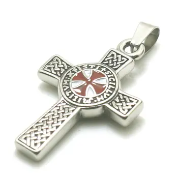 Muži Chlapec 316L Nerezovej Ocele Najnovšie Kríž Rytieri Templar Klasické Prívesok  10