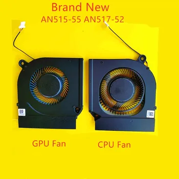 Nový Počítač CPU GPU Chladenie Ventilátory pre Acer Nitro 5 Série AN515-55 AN515-44 AN517-52 Notebook PC Chladiča Ventilátor DC28000QDF0 5V 4 pin  0