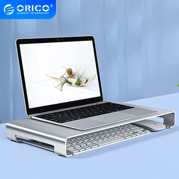 ORICO Prenosný Hliníkový Stojan Monitora Podstavec Počítač Univerzálny Kovový Prenosný Stojan Stolový Stojan pre iMac, MacBook Lenovo, Dell  2