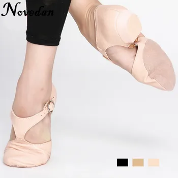 Originálne Kožené Úsek Jazz Tanečné Topánky Pre Ženy Balet Džezový Tanec Obuvi Učiteľa Tanca Sandále Buďte Obuvi  5