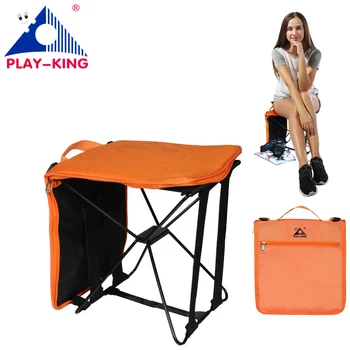 PLAY-KRÁĽ prenosný skladací potreby na kempovanie stolička skladacia taška turistika vonkajšie vrecko na turistiku piknik na Pláži Sídlo Rybárske Nástroje Stoličky  5