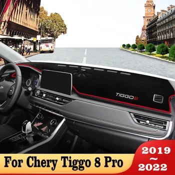 Pre Chery Tiggo 8 Pro 2019 2020 2021 2022 Auto Panel Kryt Dash Mat Tiggo8 Pro Koberec Dash mat Slnko Kryt Pad Auto Príslušenstvo  3