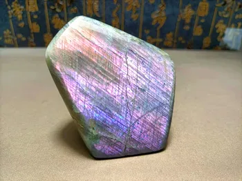 Prírodné kremeň energie fialová Labrador kameň Crystal obývacia izba dekor purple stone Voodoo čakier Reiki liečenie  10