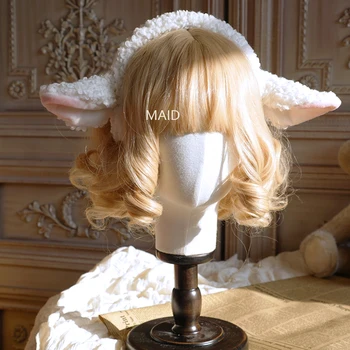 Pôvodné ovce kc Lolita hand-made hlavový most baránok uši zvierat headdress  10