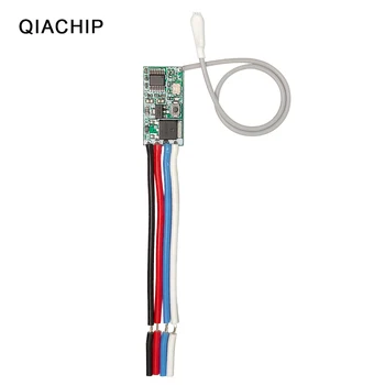 QIACHIP 433MHz Diaľkové Ovládanie Spínač Micro Mini DC 3.5 V, 3,7 V 4.5 V 5V 6V 7.4 8.4 V V, 9V 12V LED Light Switch Prijímač Relé 433 MHz  10
