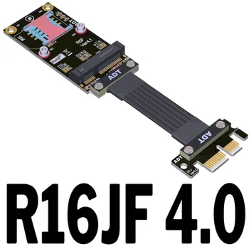 R16JF Tlačidlo+E PCI Express 4.0 x1 na Mini PCIe M. 2 Signálu WiFi Predlžovací Kábel mPCIe Minipcie PCIE 4.0 1x Stúpačky Karty Adaptéra  10