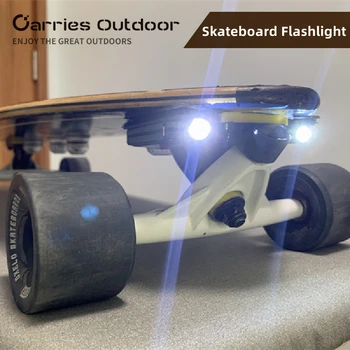 Skateboard Predné Baterku, Elektrický Skúter LED Svetlo Longboard Noc Príslušenstvo Darček pre Dosky Blejzre Lampa Underglow  5