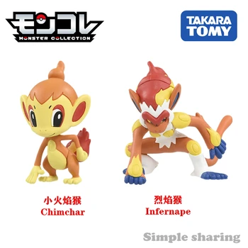 TAKARA TOMY EX Ázia-35 3-5cm Pokémon Mini Živice Anime Obrázok Hračky  5