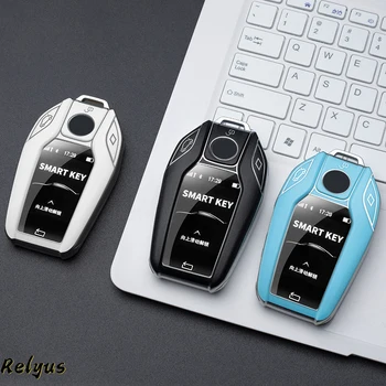 TPU Kľúča Vozidla Prípade Kryt Plášťa, na BMW 5 7 Radu G11 G12 G30 G31 G32 I8 I12 I15 G01 X3 G02 X4 G05 X5 G07 X7 Smart Key Protector  5