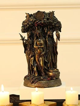 Tri Bohyne Figúrka Statu Starovekej Gréckej Náboženské Hecate Bohyne Domáce Dekorácie Živice Boh Socha Ornament Miniatúr, Plavidlá,  3