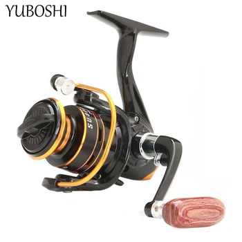 YUBOSHI 5.2:1-Všetky kovové Cievky Spinning Fishing Cievky 4+1BB Sea Bass Malé Skladacie Rocker Rybárske Koliesko  4