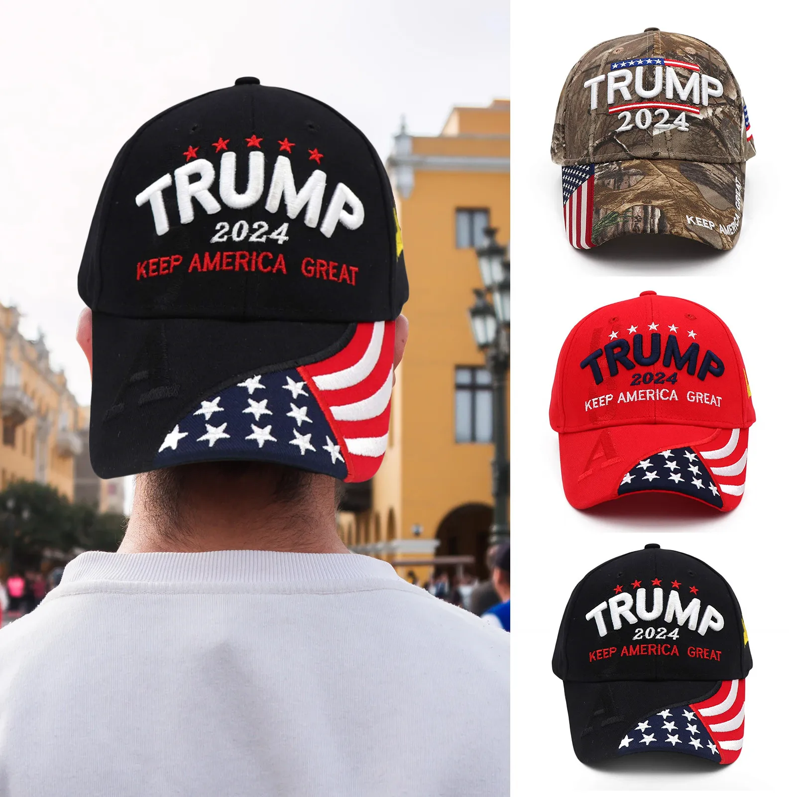 Trump Amerických Prezidentských Klobúk, Aby Amerika Skvelé Opäť Klobúk Donald Trump Republikánskej Hat, Cap, Vyšívané Oka Spp